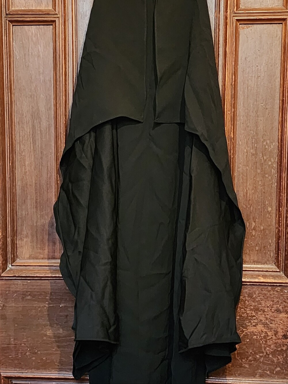 BCBGMAXAZRIA Avant-Gard Black Halter Neck Dress-Medium - Picture 4 of 10